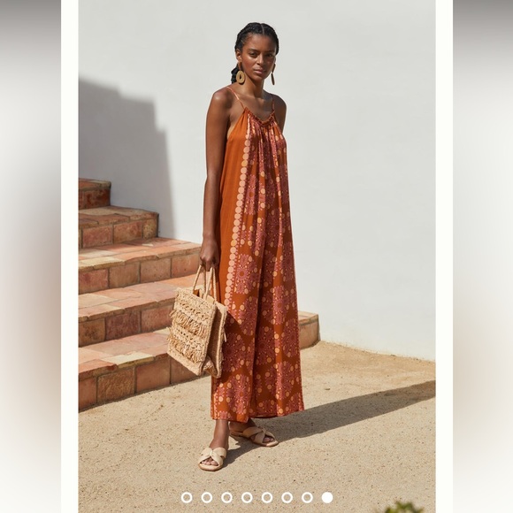 Anthropologie The Malika Wide Leg Jumpsuit - Picture 4 of 7